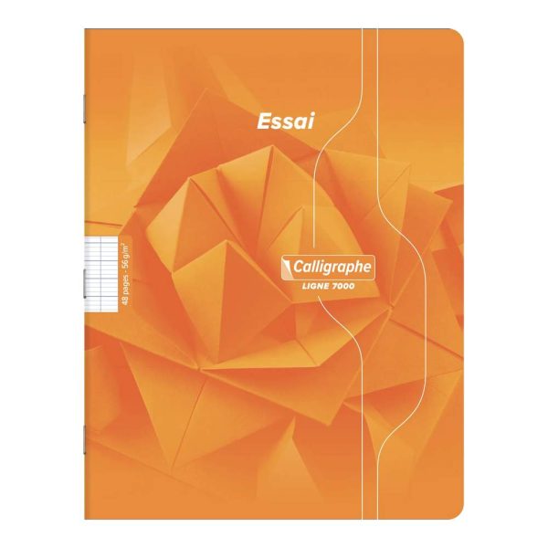 Cahier d&rsquo;essai piqu&eacute; 7000 17&times;22 cm 48 pages grands carreaux 56 g