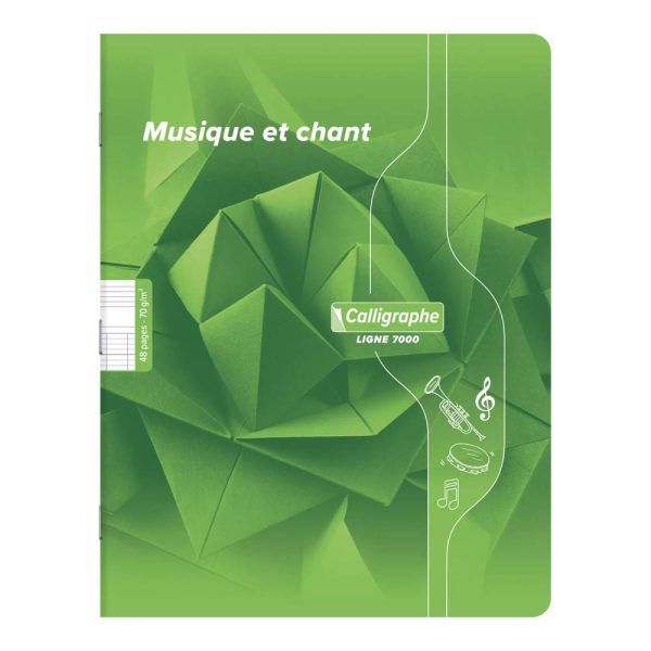 Musique & Chant piqu&eacute; 7000 17&times;22 cm 48 pages grands carreaux/port&eacute;es 70 g