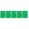 Carnet reliure int&eacute;grale EUROPA GLOSSY A5 180 pages d&eacute;tachables micro-perfor&eacute;es lign&eacute; + marge