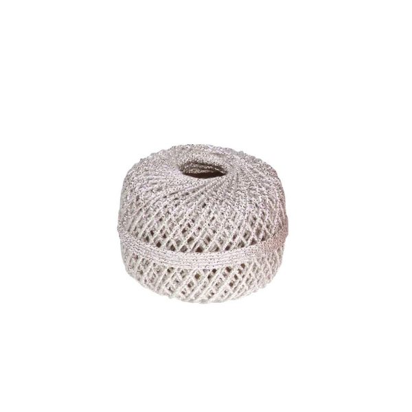 Plat.10 pelot fil m&eacute;tallis&eacute; 20mx1mm Argt