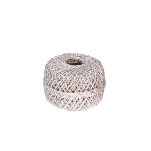 Plat.10 pelot fil m&eacute;tallis&eacute; 20mx1mm Argt