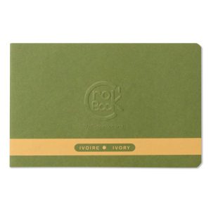 Crok'Book carnet piqu&eacute; 24F 17x11cm 90g papier ivoire F
