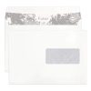 Boite de 500 enveloppes Forever Blanches 100% recycl&eacute; C5-162x229mm - Auto-Adh&eacute;sives - 80g/m2 - Fen&ecirc;tre Papier Cristal 45x100 (position 62/20)