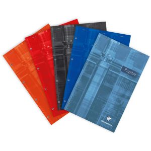 Bloc Pupitre agraf&eacute; en-t&ecirc;te A4+ 160 pages d&eacute;tachables et perfor&eacute;es 4 trous grands carreaux