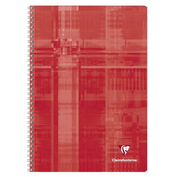Cahier reliure int&eacute;grale A4 100 pages grands carreaux