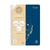 Cahier reliure int&eacute;grale FOREVER PREMIUM 100% recycl&eacute; A4 120 pages d&eacute;tachables micro-perfor&eacute;es grands carreaux papier blanc 90 g