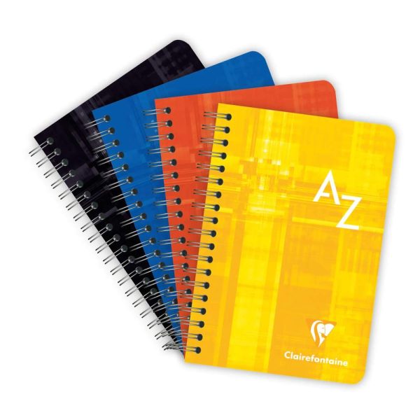 R&eacute;pertoire reliure int&eacute;grale 9&times;14 cm 100 pages petits carreaux