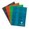 Carnet brochure rembord&eacute;e rigide A6 192 pages petits carreaux Couleur al&eacute;atoire
