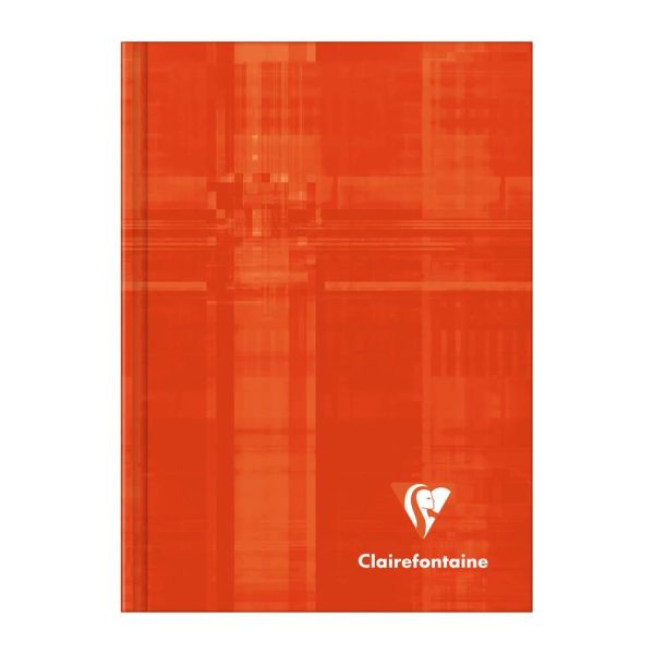 Carnet brochure rembord&eacute;e rigide A6 192 pages petits carreaux Couleur al&eacute;atoire