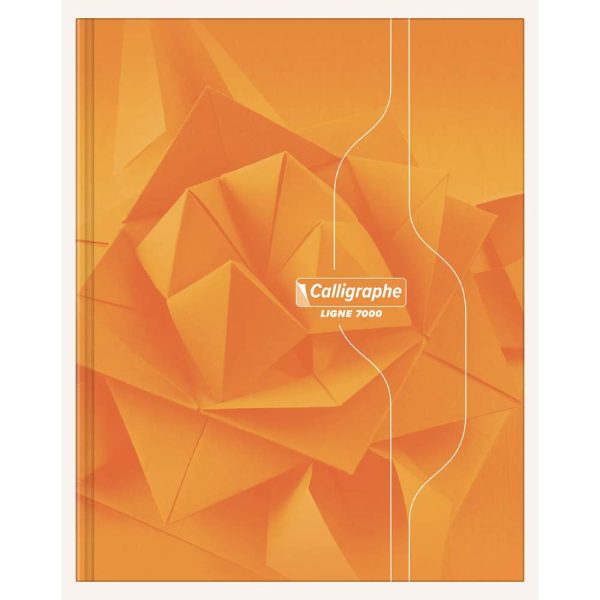 Cahier brochure rembord&eacute;e rigide 7000 17&times;22 cm 192 pages grands carreaux 70 g