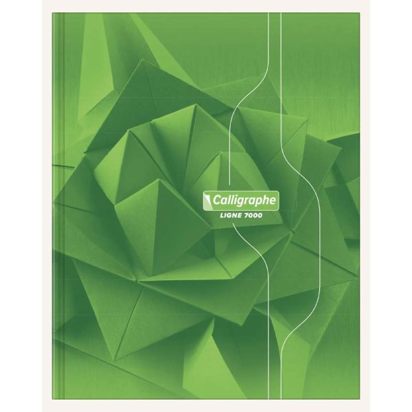 Cahier brochure rembord&eacute;e rigide 7000 17&times;22 cm 192 pages grands carreaux 70 g