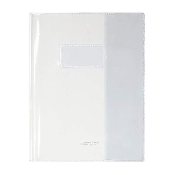 Prot&egrave;ge-cahiers cristalux PVC 22/100&egrave;me 17&times;22 cm