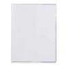 Prot&egrave;ge-cahiers cristalux avec rabats marque-pages PVC 22/100&egrave;me 17x22 cm