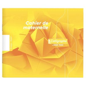 Cahier Maternelles piqu&eacute; &agrave; l'italienne 7000 17x14,7 cm 24 pages uni 70 g