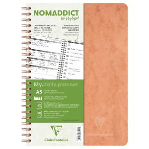 My.daily.planner Age Bag carnet reliure int&eacute;grale A5 250 pages d&eacute;tachables