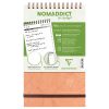 My.task.manager Age Bag bloc de bureau reliure int&eacute;grale en-t&ecirc;te 12x20 cm 250 pages d&eacute;tachables r&eacute;glure DOT au verso