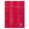 Bind'O Block cahier reliure int&eacute;grale A4+ 160 pages d&eacute;tachables perfor&eacute;es 4 trous grands carreaux + cadre en-t&ecirc;te 4 couleurs de bandes