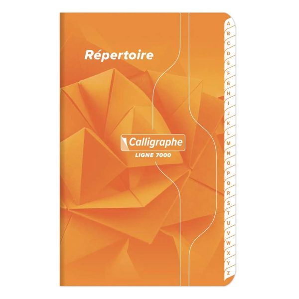 R&eacute;pertoire piqu&eacute; 7000 9&times;14 cm 96 pages petits carreaux 70 g