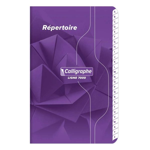 R&eacute;pertoire piqu&eacute; 7000 9&times;14 cm 96 pages petits carreaux 70 g