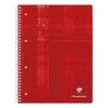 Cahier reliure int&eacute;grale A4+ 160 pages d&eacute;tachables perfor&eacute;es 4 trous grands carreaux