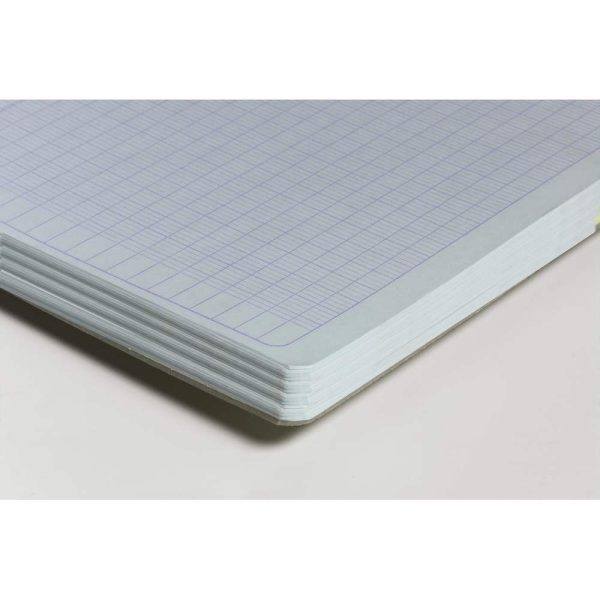 Cahier reliure int&eacute;grale A4+ 160 pages d&eacute;tachables perfor&eacute;es 4 trous grands carreaux