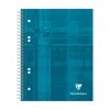 Bind'O Block cahier reliure int&eacute;grale A5+ 180 pages d&eacute;tachables perfor&eacute;es 6 trous petits carreaux + cadre en-t&ecirc;te