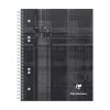 Bind'O Block cahier reliure int&eacute;grale A5+ 180 pages d&eacute;tachables perfor&eacute;es 6 trous petits carreaux + cadre en-t&ecirc;te