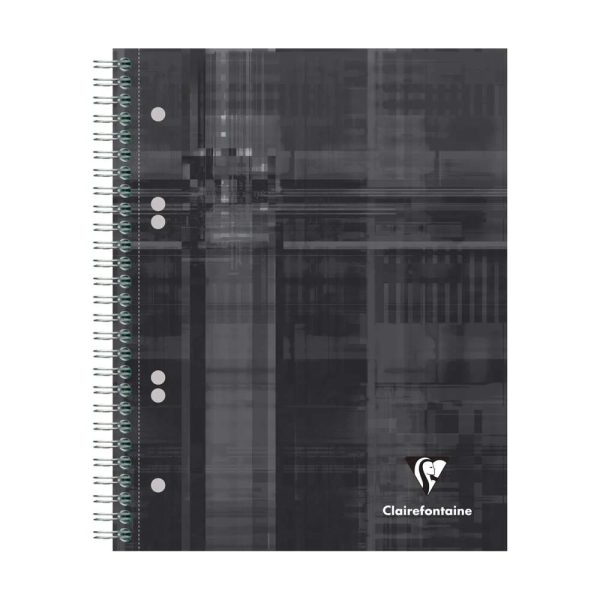 Bind&rsquo;O Block cahier reliure int&eacute;grale A5+ 180 pages d&eacute;tachables perfor&eacute;es 6 trous petits carreaux + cadre en-t&ecirc;te
