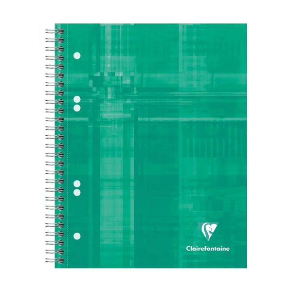 Bind&rsquo;O Block cahier reliure int&eacute;grale A5+ 180 pages d&eacute;tachables perfor&eacute;es 6 trous petits carreaux + cadre en-t&ecirc;te