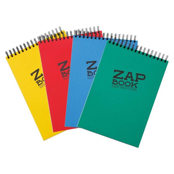 Zap Book bloc spiral&eacute; 160F A4 80g