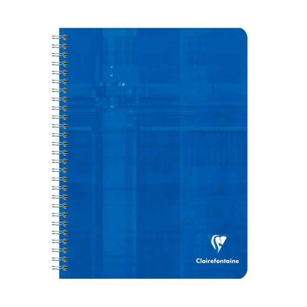 Cahier reliure int&eacute;grale 17&times;22 cm 120 pages grands carreaux