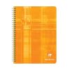 Cahier reliure int&eacute;grale 17x22 cm 120 pages grands carreaux