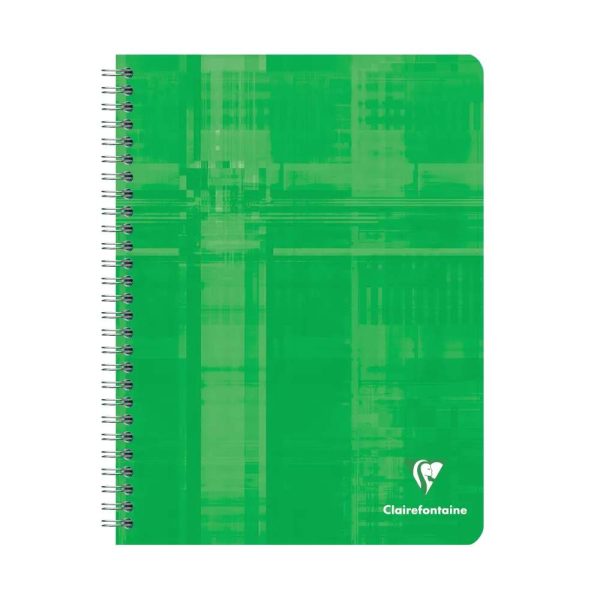 Cahier reliure int&eacute;grale 17&times;22 cm 120 pages grands carreaux