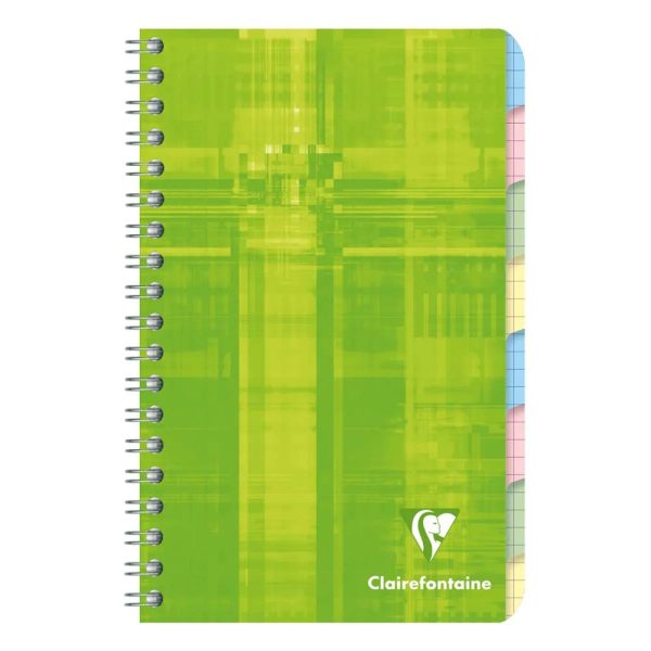 R&eacute;pertoire libre reliure int&eacute;grale 11x17cm 96 pages petits carreaux Couleur al&eacute;atoire