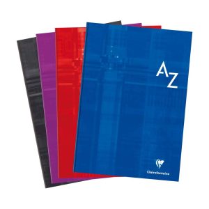 R&eacute;pertoire brochure rembord&eacute;e rigide A4 192 pages petits carreaux