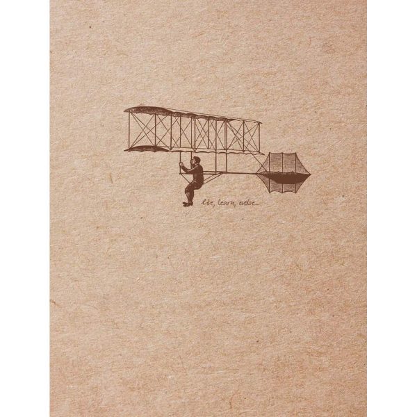 Flying Spirit carnet cousu 60F 16x21cm 90g