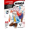 Manga Illustrations bloc coll&eacute; 50F A5 100g