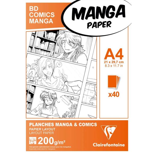 Manga Multi-techniques &eacute;tui 40F A4 200g