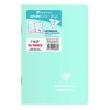 Carnet piqu&eacute; Koverbook Blush 11x17cm 96 pages petits carreaux couverture polypropyl&egrave;ne opaque bicolore Couleur al&eacute;atoire