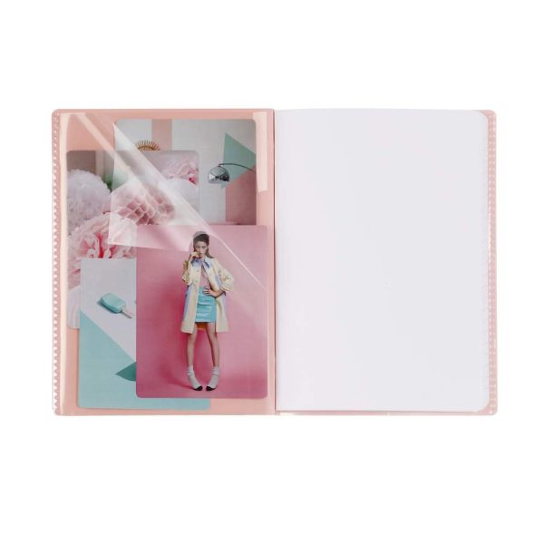 Carnet piqu&eacute; Koverbook Blush 11x17cm 96 pages petits carreaux couverture polypropyl&egrave;ne opaque bicolore Couleur al&eacute;atoire