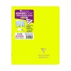 Cahier piqu&eacute; Koverbook Neon 17x22cm 96 pages grands carreaux couverture polypropyl&egrave;ne opaque