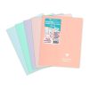 Cahier piqu&eacute; Koverbook Blush 17x22 cm 48 pages grands carreaux couverture polypropyl&egrave;ne opaque bicolore