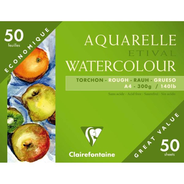 Etival &eacute;tui cartonn&eacute; 50F A4 300g grain torchon