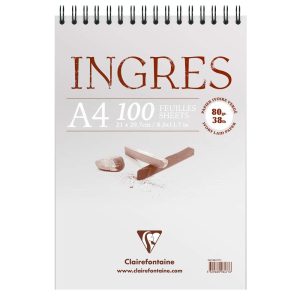 Ingres Etude bloc spiral&eacute; 100F A4 80g