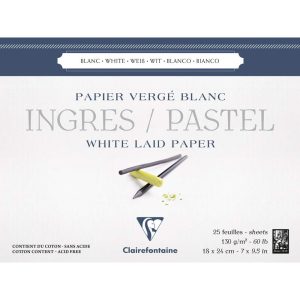 Ingres Pastel bloc coll&eacute; 25F 18x24cm 130g