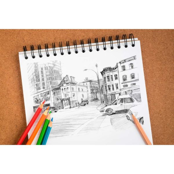 Sketch bloc spiral&eacute; 50F A2 90g