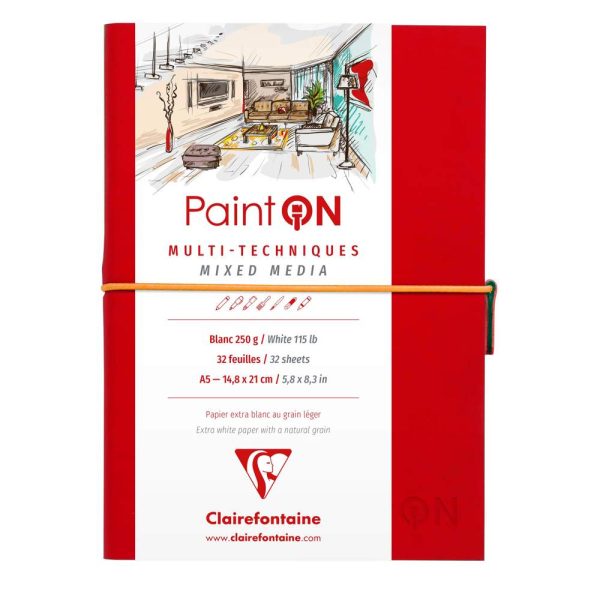 Paint&rsquo;ON carnet cousu 32F A5 250g