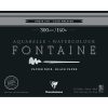 Fontaine Noir bloc coll&eacute; 1 c&ocirc;t&eacute; 12F 20,3x25,4cm 300g grain fin