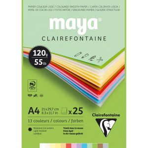 Maya bloc coll&eacute; 25F A4 120g