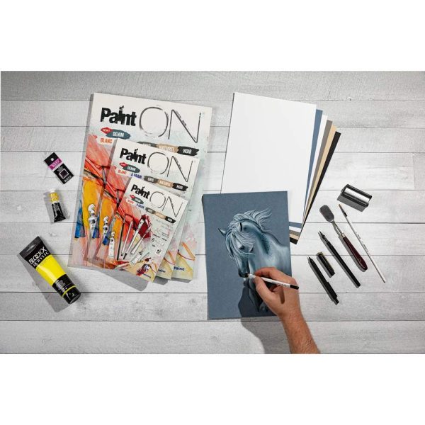 Paint&rsquo;ON n&deg;6 paquet 12F A1 250g assorti 6x2F